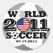 USA Women Soccer 2011 Sticker