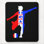 USA Women's Soccer Logo Mousepad