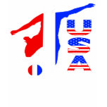 USA Women's Soccer (works on any dark apparel) t-shirts