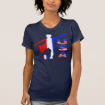 USA Women's Soccer (works on any dark apparel) Tshirt
