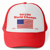 USA World Champs, 1918, 1945 Mesh Hats