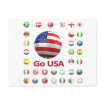 USA  World Cup 2010 South Africa Post Cards