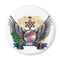 USA World Cup Soccer Fridge Magnets