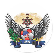 USA World Cup Soccer Sticker
