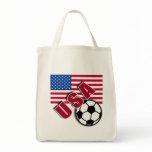 USA World Soccer Fan Tshirts Tote Bag