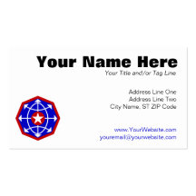 USACIDC Shoulder Patch Business Card Template