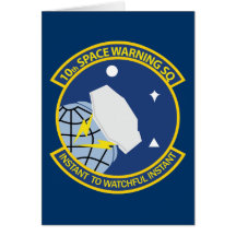 USAF 10th Space Warning Squadron Greeting Cards