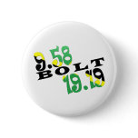 Usain Bolt Berlin 2 WR Jamaican Flag buttons