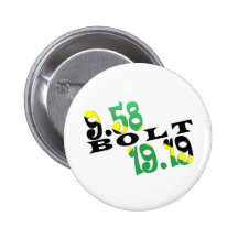 Usain Bolt Berlin 2 WR Jamaican Flag Pins