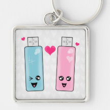 USB Flash Drive Love Keychains