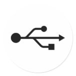USB Logo stickers