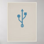 USB minimalistic poster