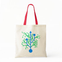 USB Tree Totes Tote Bag