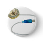 USBDirectionTool040509 Pinback Buttons