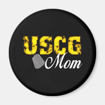 uscg99momblk refrigerator magnet
