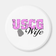uscg99wife2 fridge magnet