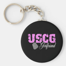 USCG Girlfriend Key Chain