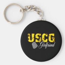 USCG Girlfriend Keychain