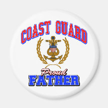 USCG Proud Father Magnets