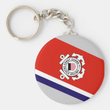 USCG Racing Stripe - Right Keychains