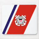 USCG Racing Stripe - Right mousepads