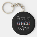 USCG Wife Keychain