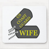 USCG Wife Mouse Mats