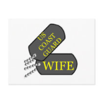 USCG Wife Postcards
