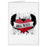 USCG Wife - Rock Star Style Card