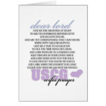 USCG Wife's Prayer Card