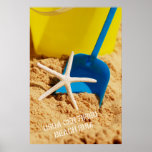 USDA Certified Beach Bum Poster