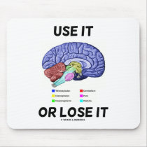 Use It Or Lose It (Brain Anatomy Humour Saying)