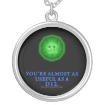 Useful As a D12 Personalised Necklace