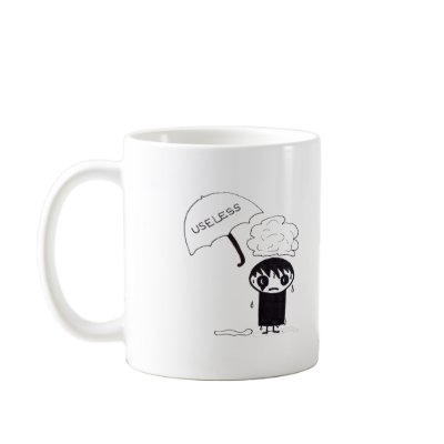Useless EMO Mug by miserablemisty