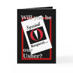 USHER Wedding Invitation - Special Request cards