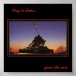 USMC...DAY IS DONE POSTER