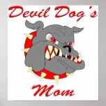 USMC Devil Dog's Mum posters