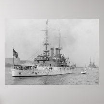 USS Alabama Poster