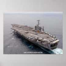 USS George Washington Posters