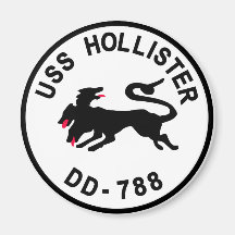 USS Hollister Fridge Magnet