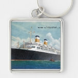 USS Independence & SS Constitution Vintage Key Chain