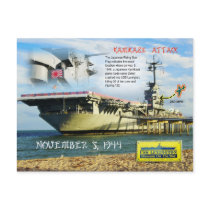 USS Lexington (CV-16), Corpus Christi, Texas Post Card