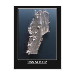 USS NIMITZ postcard