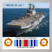 USS SAIPAN (LHA-2) POSTER