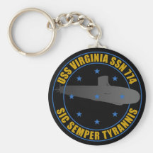 USS Virginia Key Chain