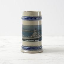 USS WISCONSIN (BB-64) COFFEE MUG