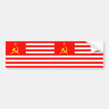 USSA Flag (2) Bumper Stickers