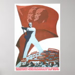 USSR CCCP Cold War Soviet Union Propaganda Posters posters