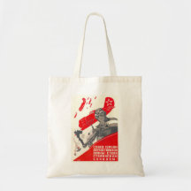 USSR CCCP Cold War Soviet Union Propaganda Posters Canvas Bag