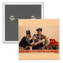 USSR CCCP Cold War Soviet Union Propaganda Posters Pins